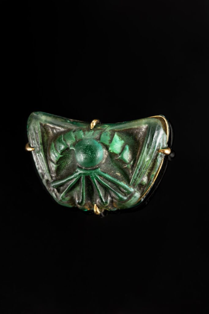 René Lalique Glass and Enamel ‘Insect’ Sautoir in 18k Yellow Gold, circa 1900
