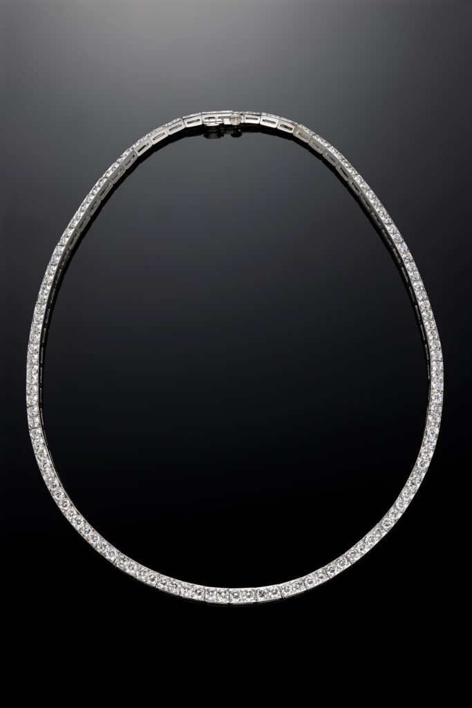 Van Cleef & Arpels (VCA) Diamond Necklace in Platinum, circa 1955