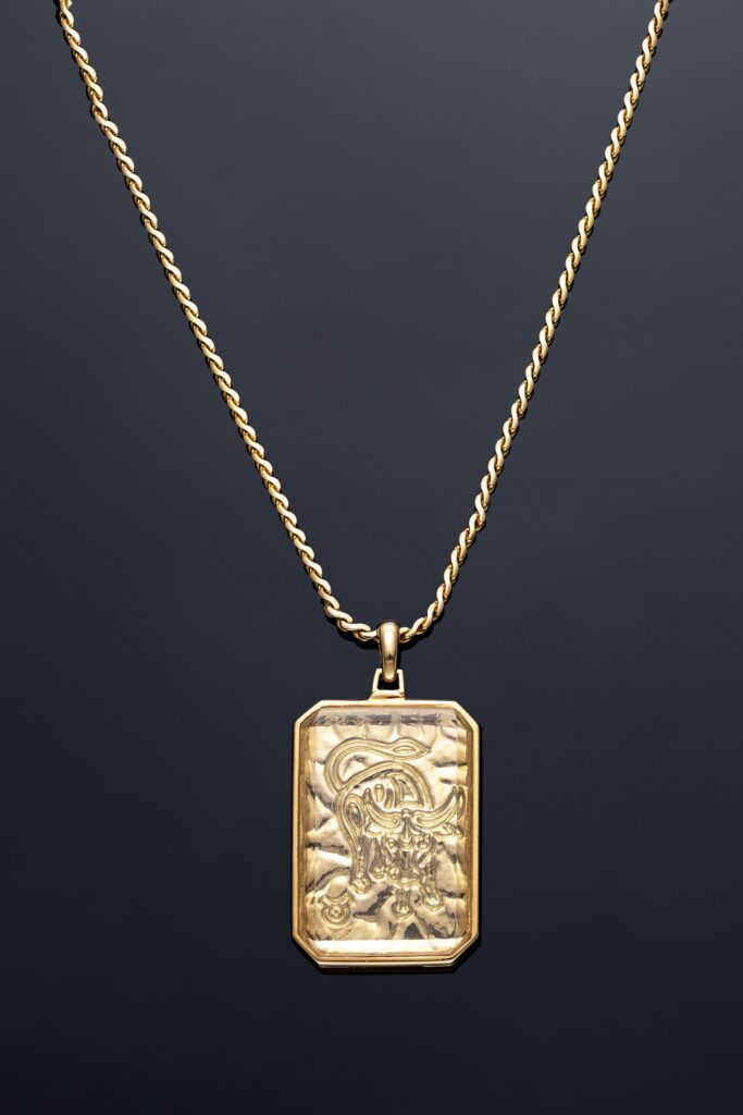 Cartier ‘Taurus Zodiac’ Pedent Necklace in 18k Yellow Gold, circa 1994